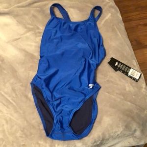 Speedo size 10 one piece, royal blue